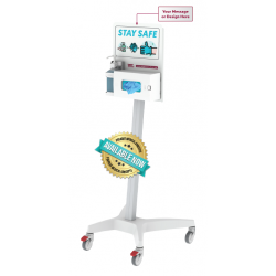 Estación de higiene con ruedas