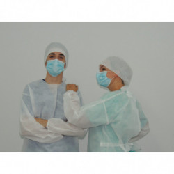 Bata de aislamiento de un...